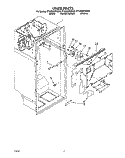 LINER Diagram and Parts List for ET20DKXWN00  Whirlpool Refrigerator