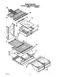 SHELF Diagram and Parts List for ET20NKXZN00  Whirlpool Refrigerator