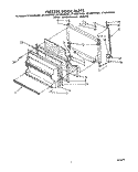 FREEZER DOOR Diagram and Parts List for ET18NKXXG01  Whirlpool Refrigerator