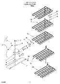 UNIT Diagram and Parts List for EV200FXGW01  Whirlpool Freezer