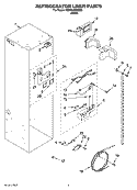REFRIGERATOR LINER PARTS Diagram and Parts List for KSSO42QMB03  KitchenAid Refrigerator