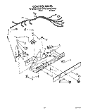CONTROL, LIT/OPTIONAL Diagram and Parts List for ED20ZKXAN02  Whirlpool Refrigerator