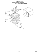 UNIT Diagram and Parts List for RB770PXBQ0  Whirlpool Wall Oven