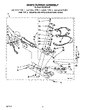 694670 BURNER ASSEMBLY Diagram and Parts List for RGL5646AW0  Roper Dryer