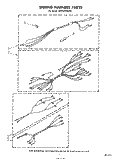 WIRING HARNESS Diagram and Parts List for KERS505SWB0  KitchenAid Range