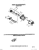 PUMP AND MOTOR, MISCELLANEOUS Diagram and Parts List for WU4400X1  Roper Dishwasher