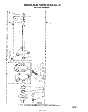 BRAKE AND DRIVE TUBE Diagram and Parts List for LA5800XTG0  Whirlpool Washer