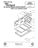 BODY AND CONTROL , LIT/OPTIONAL Diagram and Parts List for RC8300XKH  Whirlpool Cooktop
