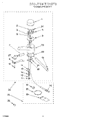 SPOT UNIT Diagram and Parts List for JHWS160AWH4  Whirlpool Miscellaneous