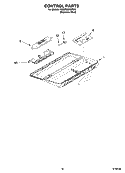 CONTROL PARTS Diagram and Parts List for KSBP23INSS00  KitchenAid Refrigerator
