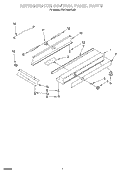 REFRIGERATOR CONTROL PANEL Diagram and Parts List for KSSC42MHS00  KitchenAid Refrigerator