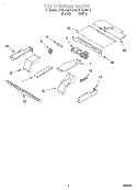 TOP VENTING Diagram and Parts List for KEBI141DBL6  KitchenAid Wall Oven