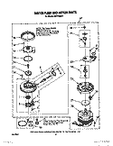3367725 PUMP AND MOTOR Diagram and Parts List for DU7770XS0  Whirlpool Dishwasher