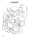 UPPER OVEN Diagram and Parts List for KEBS277XBL3  KitchenAid Wall Oven