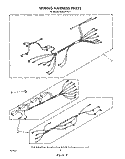 WIRING HARNESS Diagram and Parts List for RS610PXV1  Whirlpool Range