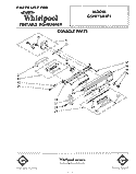 CONSOLE Diagram and Parts List for GSHF7884P1  Whirlpool Dishwasher