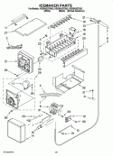 ICEMAKER PARTS Diagram and Parts List for KSSS42QTX03  KitchenAid Refrigerator