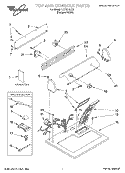 SECTION Diagram and Parts List for LER2614JQ0  Whirlpool Dryer