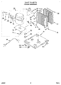 SECTION Diagram and Parts List for BPDH5000BS1  KitchenAid Dehumidifier