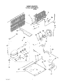 UNIT Diagram and Parts List for 3XARG457WP03  Whirlpool Refrigerator