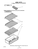 SHELF Diagram and Parts List for ET12DCXLWR0  Whirlpool Refrigerator