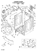 Part Location Diagram of W10129648 Whirlpool PANEL