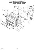 FREEZER DOOR Diagram and Parts List for ET20DKXAB01  Whirlpool Refrigerator