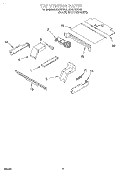 TOP VENTING, OPTIONAL Diagram and Parts List for RBD275PDB6  Whirlpool Wall Oven