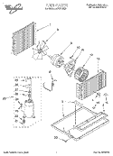 SECTION Diagram and Parts List for ACU072XE3  Whirlpool Air Conditioner