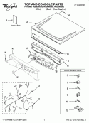 Part Location Diagram of W10174561 Whirlpool TOP