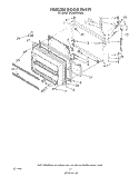 FREEZER DOOR Diagram and Parts List for ET20DKXVW06  Whirlpool Refrigerator