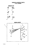 WIRING HARNESS Diagram and Parts List for LA9580XWF1  Whirlpool Washer