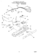 CONTROL Diagram and Parts List for KSRB25QGBL00  KitchenAid Refrigerator