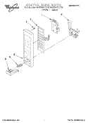 CONTROL PANEL Diagram and Parts List for MG3090XAB0  Whirlpool Microwave