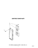 Part Location Diagram of 3182405 Whirlpool Frame, Control (Black Model)