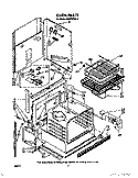 OVEN Diagram and Parts List for RS675PXV2  Whirlpool Range