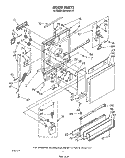 Part Location Diagram of 3368827 Whirlpool LATCH-DOOR