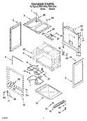 CHASSIS PARTS Diagram and Parts List for TEP315RW2  Estate Range