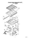 COMPARTMENT SEPARATOR Diagram and Parts List for ET20DKXZN00  Whirlpool Refrigerator