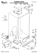 Part Location Diagram of 2311814 Whirlpool Service & Wiring Sheet