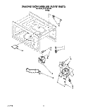 MAGNETRON AND AIR FLOW Diagram and Parts List for MT5120XAQ0  Whirlpool Microwave