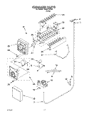 ICE MAKER Diagram and Parts List for TS22AFXKQ01  Estate Refrigerator