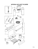 OPTIONAL PARTS NOT INCLUDED Diagram and Parts List for IC5E  Whirlpool Ice Maker