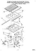 COMPARTMENT SEPARATOR Diagram and Parts List for ET25DMXBW00  Whirlpool Refrigerator
