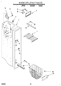FREEZER LINER Diagram and Parts List for KSRP22QDAL02  KitchenAid Refrigerator
