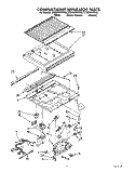 COMPARTMENT SEPARATOR Diagram and Parts List for ET20DKXWW03  Whirlpool Refrigerator