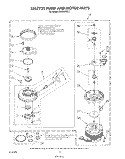 3367725 PUMP AND MOTOR Diagram and Parts List for DU7800XS3  Whirlpool Dishwasher