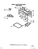 CAVITY AND STIRRER Diagram and Parts List for MH6600XW1  Whirlpool Microwave