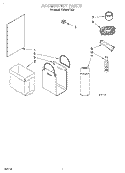 ACCESSORY Diagram and Parts List for TU800SPHB0  Whirlpool Trash Compactor