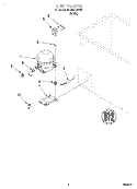 SECTION Diagram and Parts List for RH2299REW01  Roper Freezer